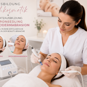 3 Tage Fachkosmetik Ausbildung+ Microdermabrasion+ Microneedling